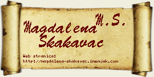 Magdalena Skakavac vizit kartica